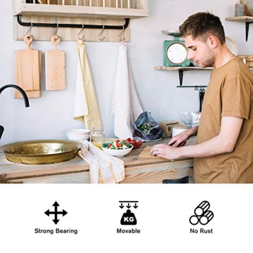 Myfolrena 20 Pack Heavy Duty S Hooks for Organzation