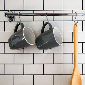 Myfolrena 20 Pack Heavy Duty S Hooks for Organzation