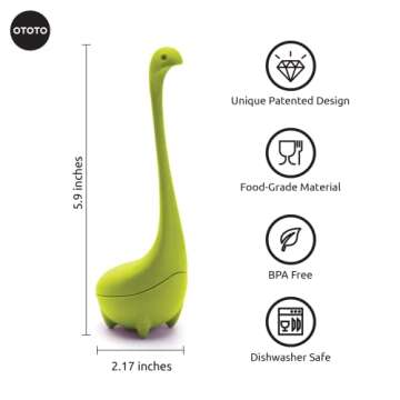 OTOTO Cute Tea Infuser - Loose Leaf Tea Steeper, Tea Accessories, Tea Diffusers for Loose Leaf Tea, ...