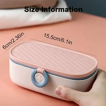 Sewing Kit, Portable Travel Sewing Kit for Adults, Needle and Thread Kit Plastic Sewing Box Small Sewing Kit Sewing Accesories and Supplies