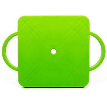 K-Roo Sports 11.5" Gym Class Super Scooters Sliding Board with Non-Skid Casters and Safety Handles (...