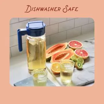 Takeya Premium Quality Iced Tea Maker with Patented Flash Chill Technology Made in the USA, BPA Free, 2 Qt, Black