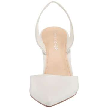 Marc Fisher Women's HADYA Pump, White 140, 9