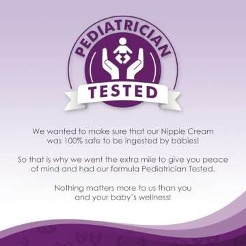 Mommyz Love Nipple Cream for Breastfeeding - Nipple Butter to Soothe Sore Dry & Cracked Nipples After a Single Use - Pediatrician Tested & USDA Certified Organic - Soothing & Moisturizing Nipple Cream