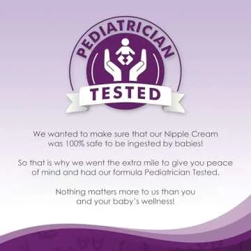 Mommyz Love Nipple Cream for Breastfeeding - Nipple Butter to Soothe Sore Dry & Cracked Nipples After a Single Use - Pediatrician Tested & USDA Certified Organic - Soothing & Moisturizing Nipple Cream