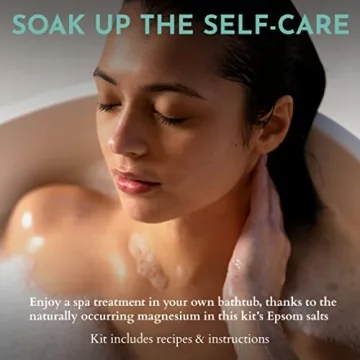 DIY Gift Kits Bath Bomb Making Kit, Make 12 All Natural Bath Bombs at Home, Made in The USA, 100% Pure, 4 Essential Oils, Epsom Salts, Cupcake Mold Liners, Recipes. STEM Science Kit or Gift