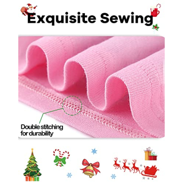 DAUGHTER QUEEN Girls Christmas Pajamas - 100% Cotton Pj Sets