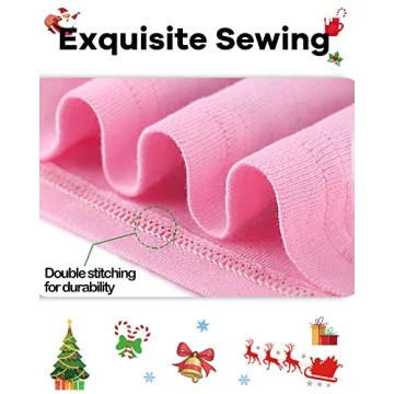 DAUGHTER QUEEN Girls Christmas Pajamas - 100% Cotton Pj Sets