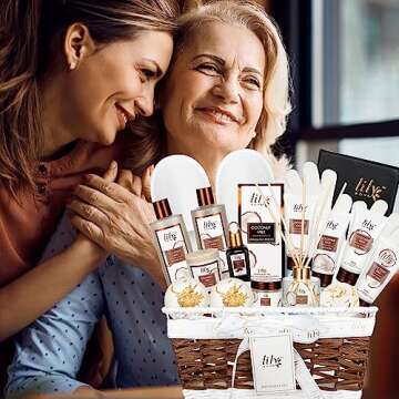 18 Pcs Spa Gift Basket Set for Women Men Bath and Body Gift Basket for Women Gifts Valentines Gifts Spa Gift Set for Birthday Gift Bath Spa Set Bath Kit Spa Kit Gift Set for Mothers Day Christmas