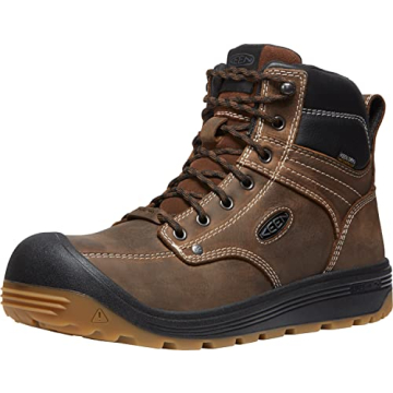 KEEN Utility Men's Fort Wayne 6” Waterproof Composite Toe Work Boots for Durability