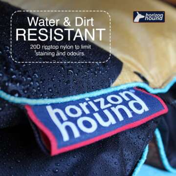 Horizon Hound Trek Down Camping Blanket - Outdoor Travel Quilt, Black Printed | Insulated, Lightweight & Warm Gear for Sleep, Camping, Stadium, Hiking & Festivals | Water Resistant, Packable & Compact