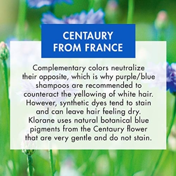 Klorane Anti-Yellowing Shampoo for Gray and Silver Hair