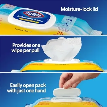 Clorox Disinfecting Wipes, 75 Count Lemon Fresh Clean