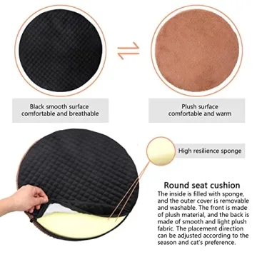 Modern Elevated Cat Bed for Indoor Pets - Easy to Clean