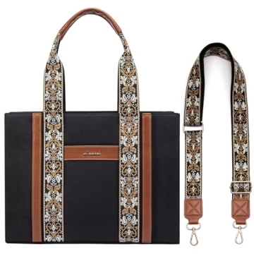 LOVEVOOK Stylish Canvas Purses for Women - Boho Tote & Crossbody Bags