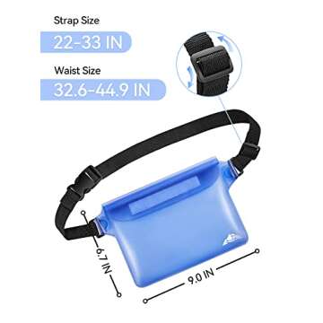 HEETA Waterproof Fanny Pack for All Water Activities