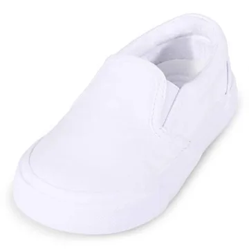 Kids Shoes Toddlers Canvas Sneakers Slip-on Comfortable Light Weight Skin-Friendly Causal Running Te...