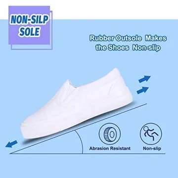 Kids Comfortable Canvas Sneakers Slip-on for Toddlers