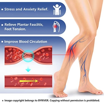 BYRIVER Acupressure Foot Massage Slippers for Pain Relief