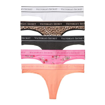 Victoria's Secret Comfortable Cotton Thong Panty Pack