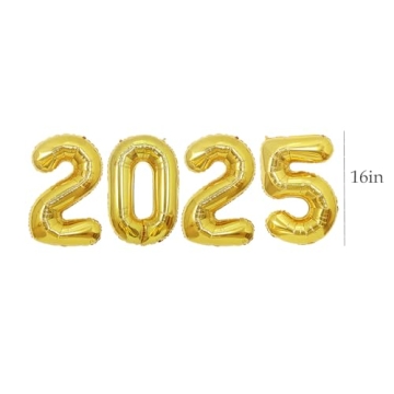 2025 Foil Balloons for New Year, Graduations, and More