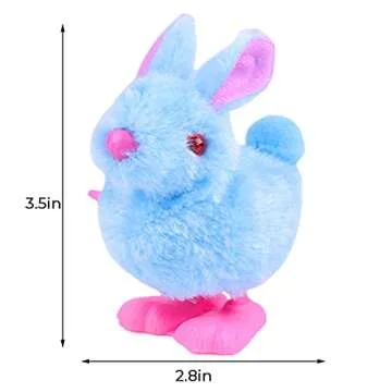 CICITOYWO Bunny and Jumping Chick Wind Up Toys for Kids - Perfect for Easter and Parties