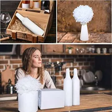 Undemouc White Tissue Paper 100 Sheets for Gifts and Crafts