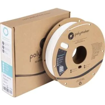 Polymaker Break Away Support Material for PLA - 1.75mm 750g, White PolySupport Filament for 3D Printer Easy Removal