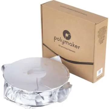 Polymaker Break Away Support Material for PLA - 1.75mm 750g, White PolySupport Filament for 3D Printer Easy Removal