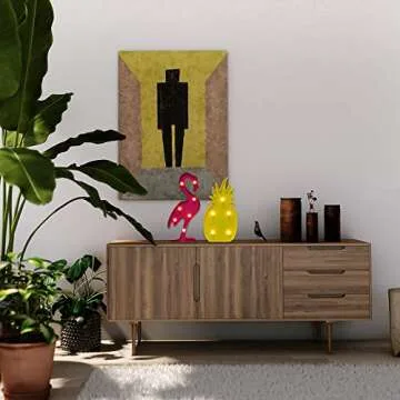 AceList Luau Party Decorations Flamingos Pineapple Lights Tropical Hawaiian Themed Party Supplies Birthday Decor for Wall Table Desk Centerpieces