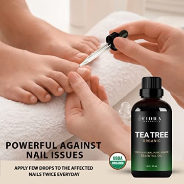 Fiora Naturals Tea Tree Essential Oil 100% Pure Organic