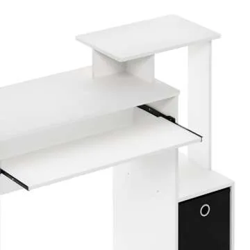 FURINNO Space-Saving Writing Desk for Home Office