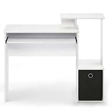 FURINNO Space-Saving Writing Desk for Home Office