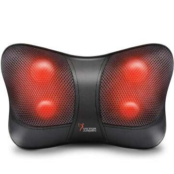 Shiatsu Neck and Back Massager Pillow with Heat