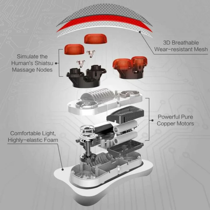 Shiatsu Neck and Back Massager Pillow with Heat