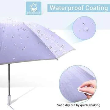 Bodyguard UPF 50+ Inverted Umbrella - Windproof Travel Umbrella