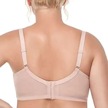 Comfortable Lace Minimizer Bra for Women - Light Pink