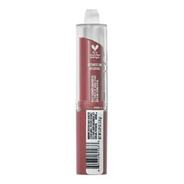 e.l.f. Hydrating Core Lip Shine, Conditioning & Nourishing Lip Balm, Sheer Color Tinted Chapstick, Happy, 0.09 Oz