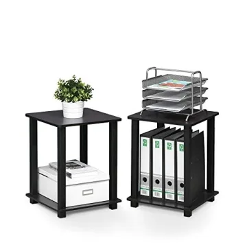 Furinno Simplistic End Table Set for Compact Living