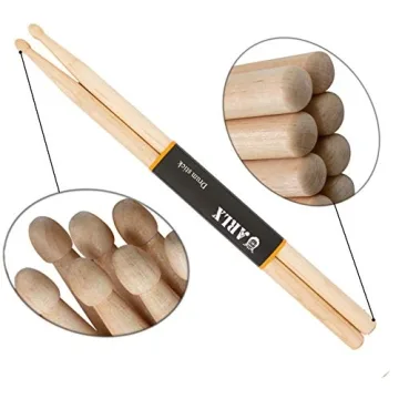 Lightweight Maple Drumsticks 5A Pair for All Drummers