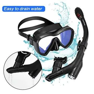LUXPARD Snorkel Set - Anti-Fog, Stylish Mask & Tube