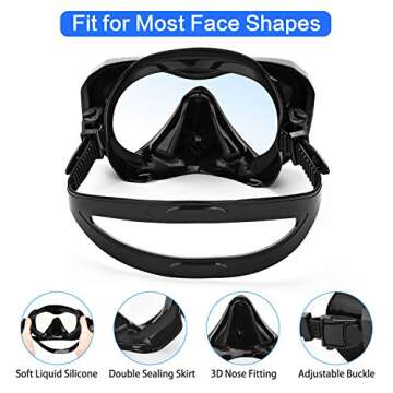 LUXPARD Snorkel Set - Anti-Fog, Stylish Mask & Tube