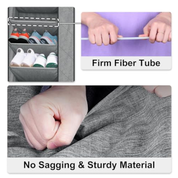 SLEEPING LAMB Over The Door Shoe Organizer for Space Saving