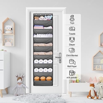 SLEEPING LAMB Over The Door Shoe Organizer for Space Saving