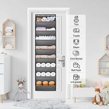SLEEPING LAMB Over The Door Shoe Organizer for Space Saving