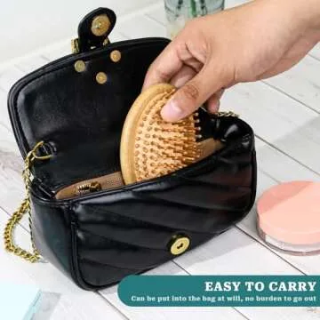 Bamboo Hair Brush Set - Eco-Friendly Scalp Massager Pack