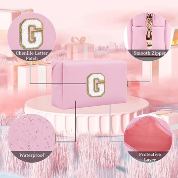 Personalized Small Makeup Bag for Women & Girls