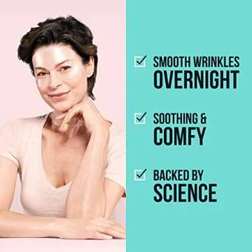 SiO Beauty FaceLift - Neck, Forehead, Eye & Smile Anti-Wrinkle Patches - Overnight Smoothing Silicone Patches For Face, Neck, Forehead, Eye & Smile Fine Lines And Signs Of Aging