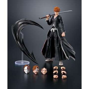 TAMASHII NATIONS - Bleach - Ichigo Kurosaki -Getsugatensho- S.H.Figuarts Action Figure