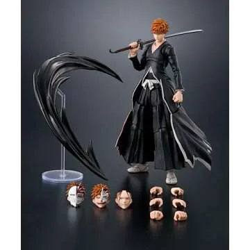 TAMASHII NATIONS - Bleach - Ichigo Kurosaki -Getsugatensho- S.H.Figuarts Action Figure